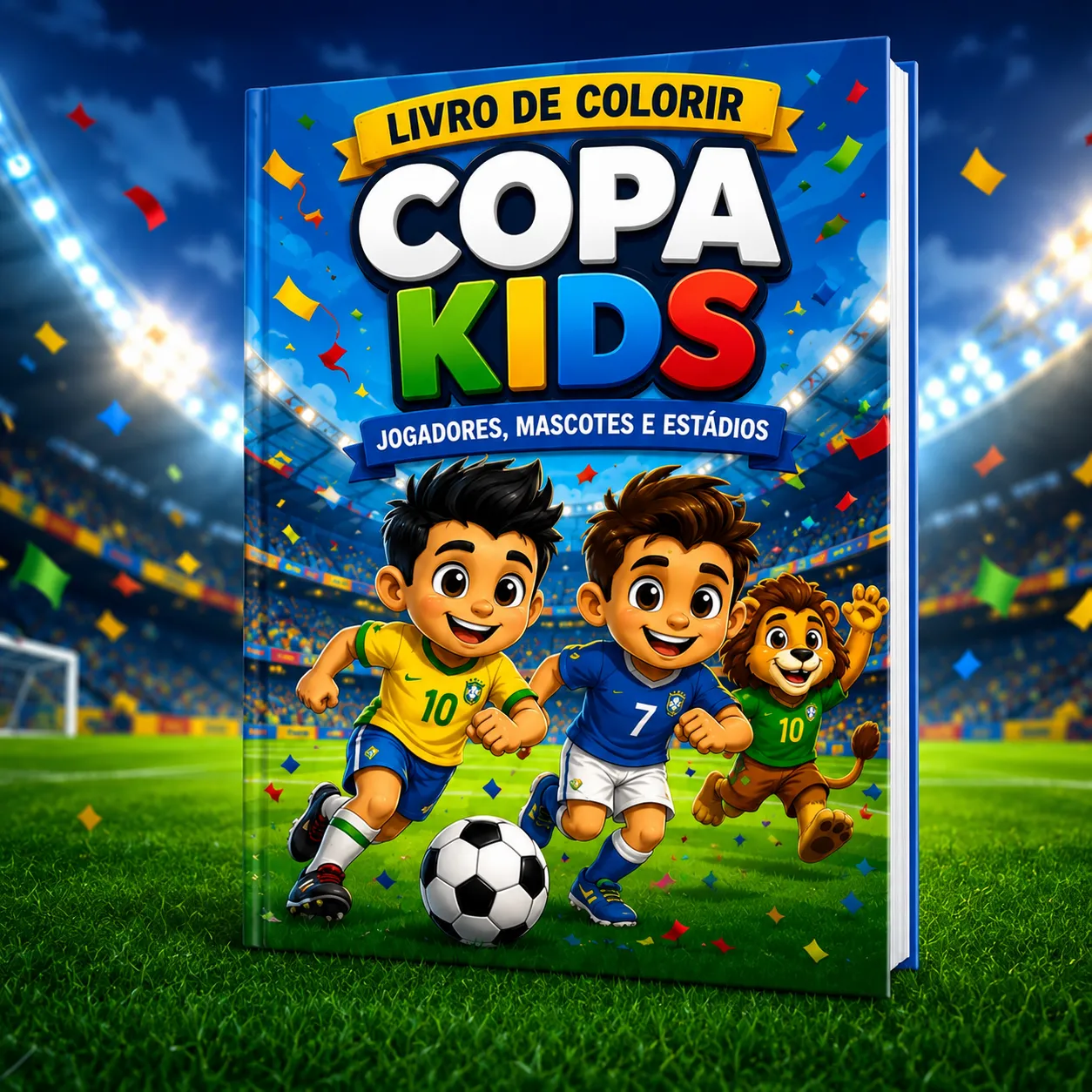 Livro de Colorir Copa Kids