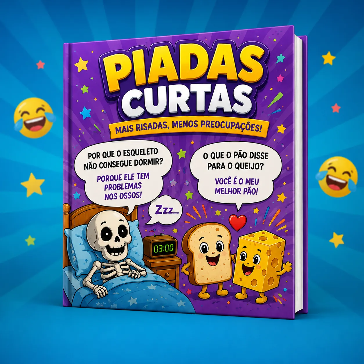 Livro de Colorir com Piadas
